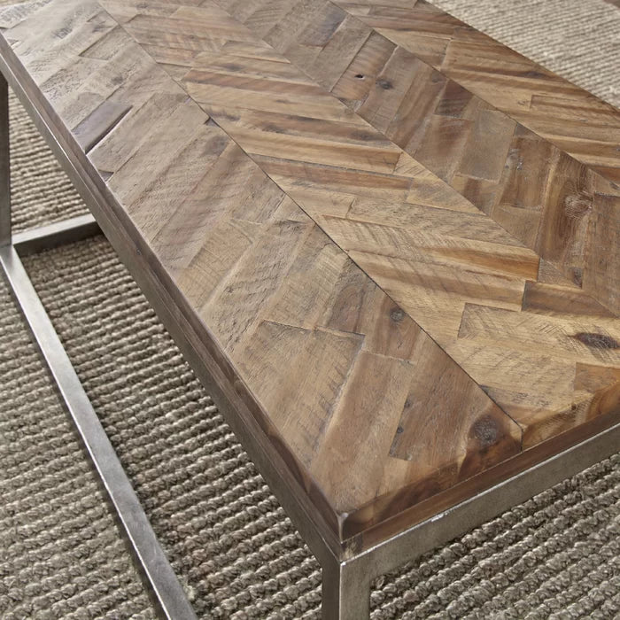 Galena Frame Coffee Table Finished Base by Adorning an Open Wall