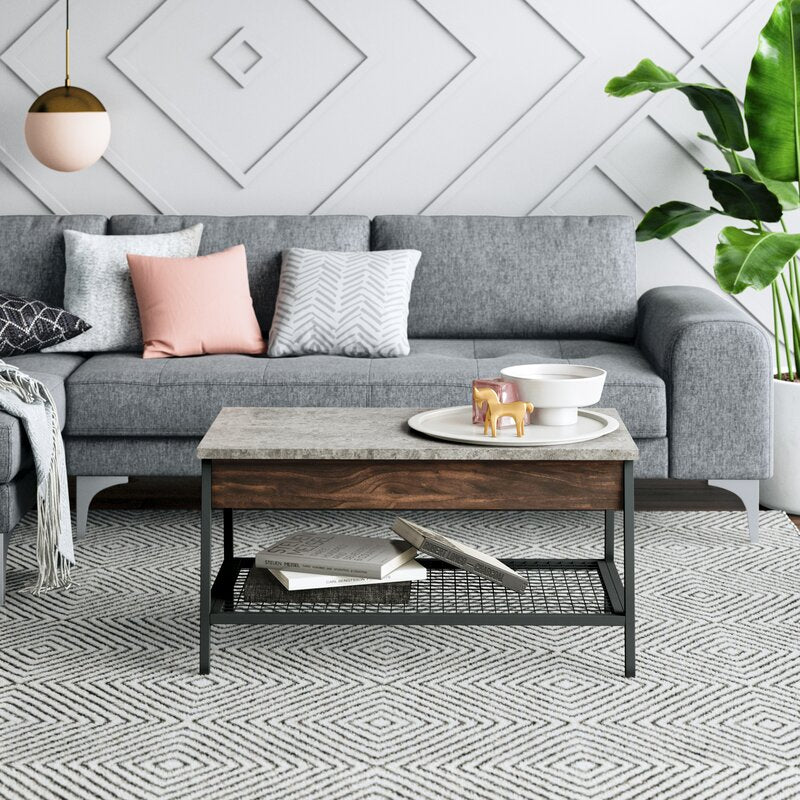 Lift Top Coffee Table with Storage Brings Modern Style and Function