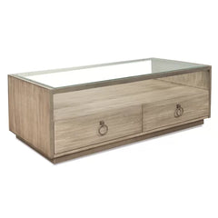 Gambrell Solid Coffee Table with Storage Farmhouse Charm to your Living Room