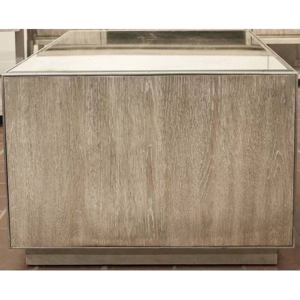 Gambrell Solid Coffee Table with Storage Farmhouse Charm to your Living Room