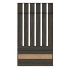 Espresso Gardendale 38'' Wide Hall Tree with Bench and Shoe Storage