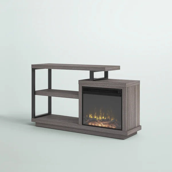 Colton Oak Garrow TV Stand for TVs up to 50" with Fireplace Included