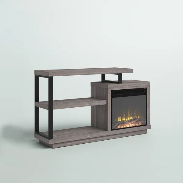 Colton Oak Garrow TV Stand for TVs up to 50" with Fireplace Included