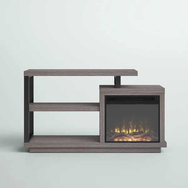 Colton Oak Garrow TV Stand for TVs up to 50" with Fireplace Included