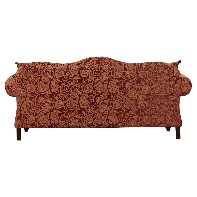 93'' Flared Arm Sofa with Reversible Cushions Brimming with Classic Style, this Sofa