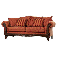 93'' Flared Arm Sofa with Reversible Cushions Brimming with Classic Style, this Sofa