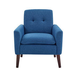 Gartman 29'' Wide Tufted Armchair Toss Pillows Ottoman