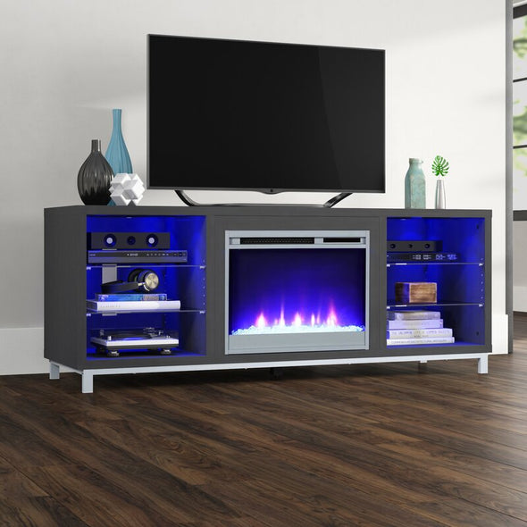 Garysburg TV Stand for TVs up to 70" with Fireplace Included