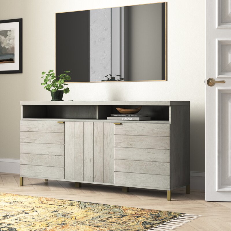 Geoghegan TV Stand for TVs up to 65" Clean Contemporary Aesthetic