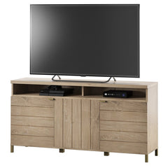 Beige Geoghegan TV Stand for TVs up to 65" Height Adjustable Shelving