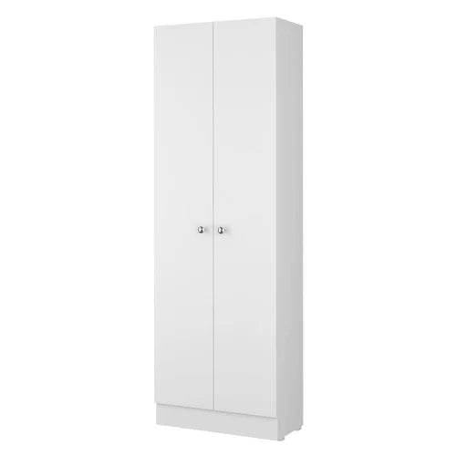 White 71" Kitchen Pantry Adds Extra Storage And A Clean-Lined, Modern Look To Your Space