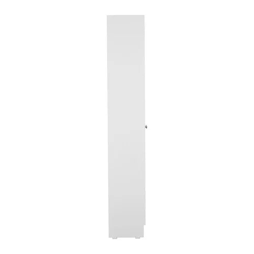 White 71" Kitchen Pantry Adds Extra Storage And A Clean-Lined, Modern Look To Your Space