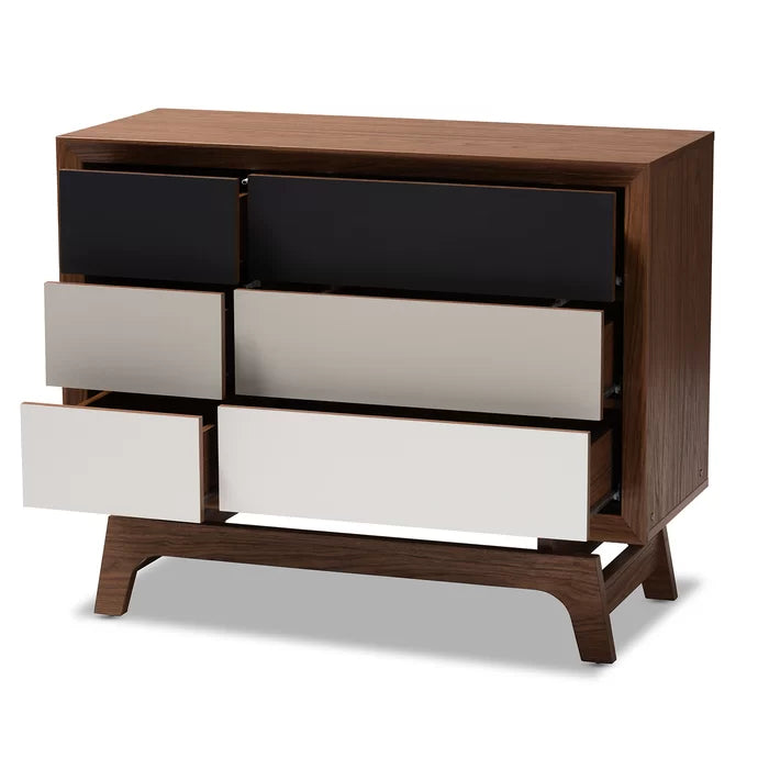 Gholston 6 Drawer 39.4'' W Double Dresser Modern Design Perfect Organize