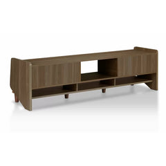 Honey Walnut Gillies TV Stand for TVs up to 78" Cable Management Perfect Organization and Storage