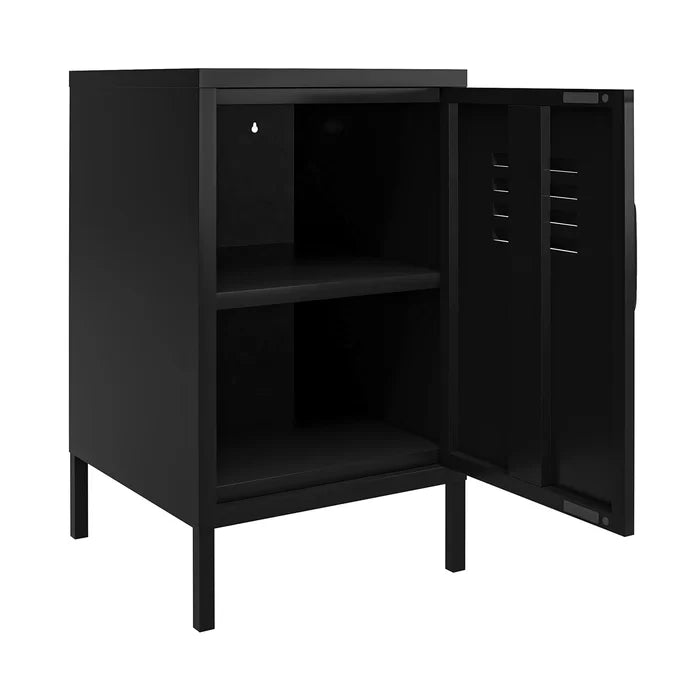 Black Gioia 27.17'' Tall Steel End Table Perfect for Living Room