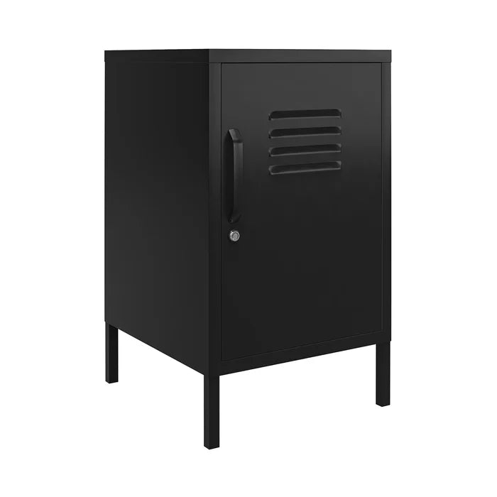 Black Gioia 27.17'' Tall Steel End Table Perfect for Living Room