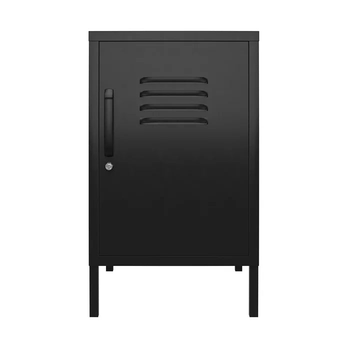 Black Gioia 27.17'' Tall Steel End Table Perfect for Living Room