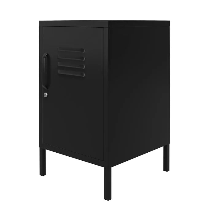 Black Gioia 27.17'' Tall Steel End Table Perfect for Living Room