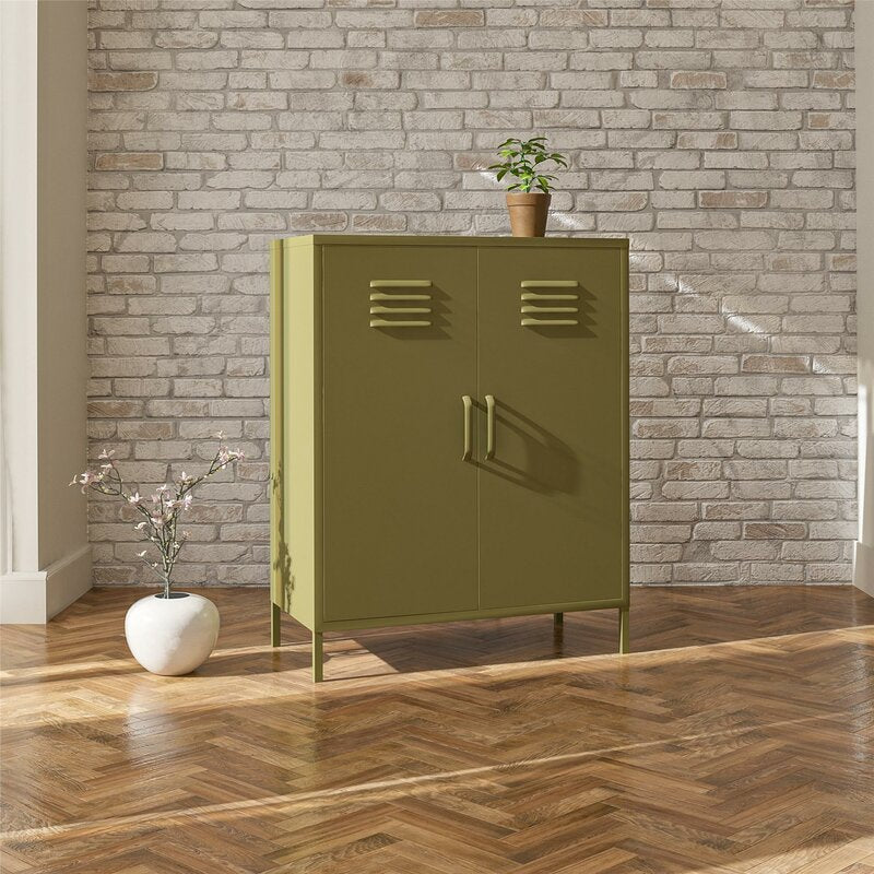 Accent shop cabinet green