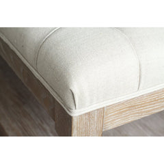 17" H x 26" W x 16" D Upholstered Storage Bench this Upholstered Bench is Beautifully Crafted From Solid Wood with A Tufted, Amply Padded Top