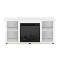 Glatt TV Stand for TVs up to 55" with Fireplace Included Adjustable Shelves