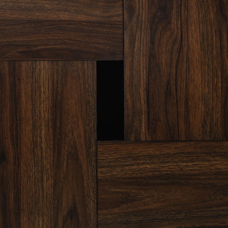 Glenni 2 door store square accent cabinet