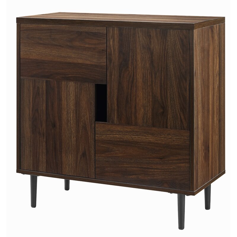 Glenni 2 door cheap square accent cabinet