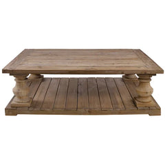 Floor Shelf Coffee Table with Storage Rustic Accent To Your Living Room