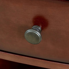 Espresso Goles 24'' Tall 1 - Drawer Solid Wood Nightstand