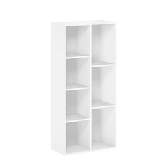 White Gonzales 41.7'' H x 19.5'' W Standard Bookcase Rectangular Silhouette