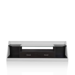 Goodwyn TV Stand for TVs up to 78" One Open Shelf and Two Side Cubbies Perfect Organize