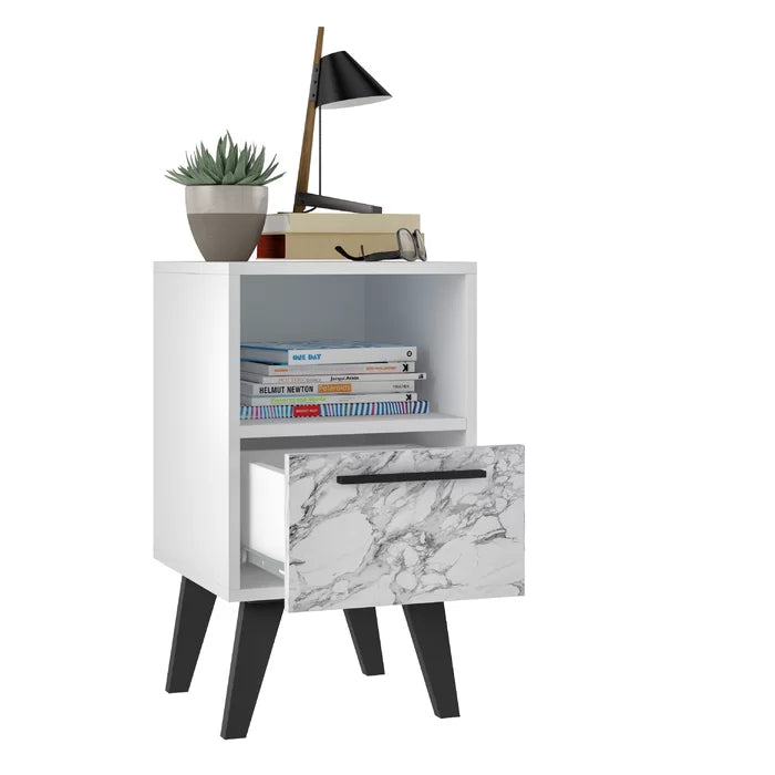 Gorby 23.03'' Tall 1 - Drawer Nightstand Modern Style Perfect for Bedside