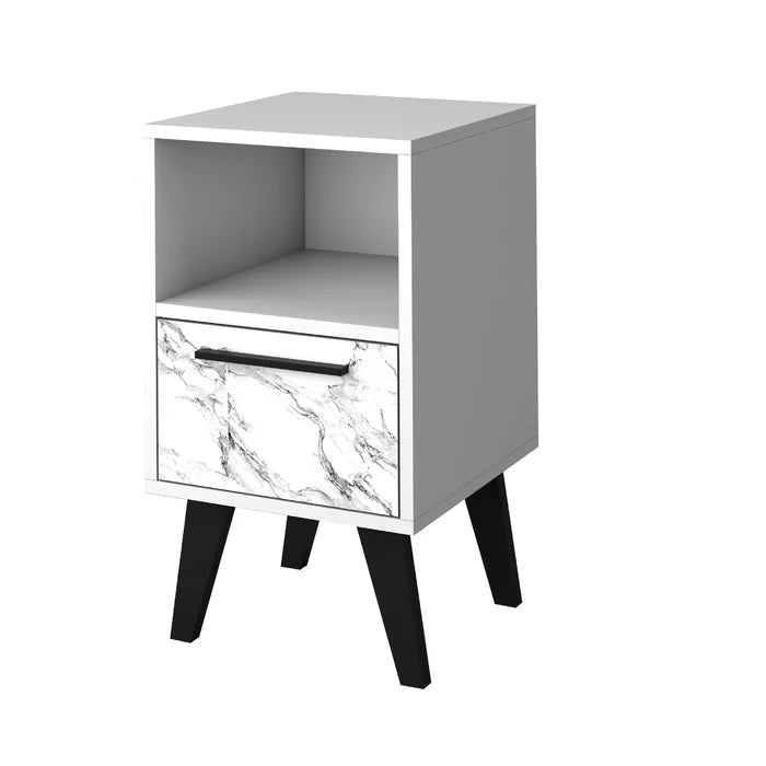 Gorby 23.03'' Tall 1 - Drawer Nightstand Modern Style Perfect for Bedside