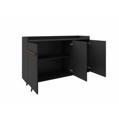 Black Gordonville 53.54'' Wide Sideboard Durable Splayed Legs