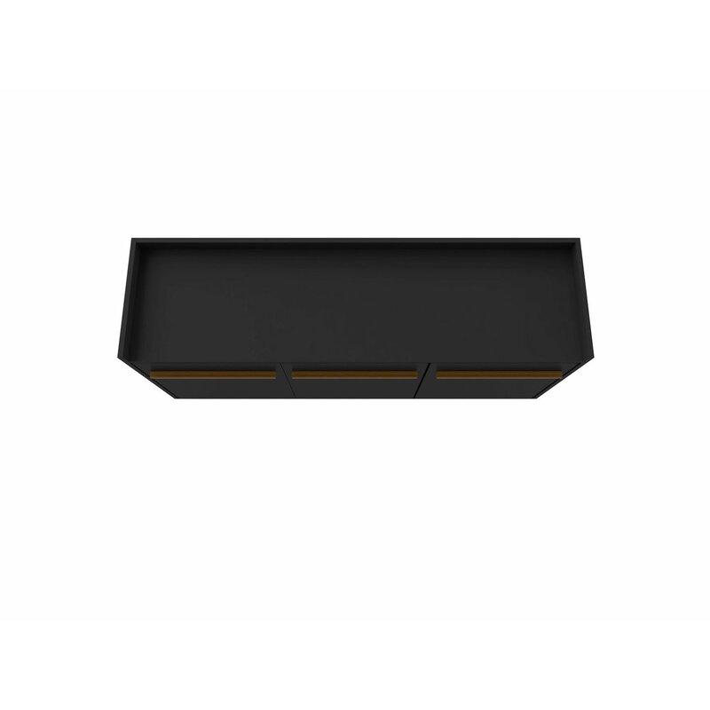 Black Gordonville 53.54'' Wide Sideboard Durable Splayed Legs