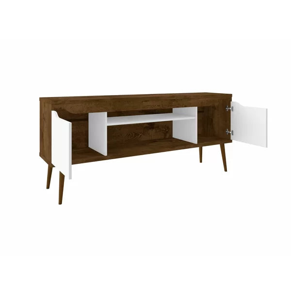 Rustic Brown/White Gordonville TV Stand for TVs up to 60"