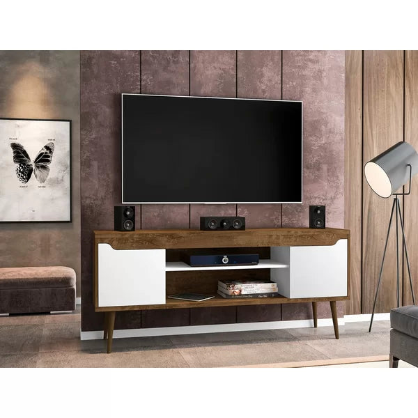 Rustic Brown/White Gordonville TV Stand for TVs up to 60"