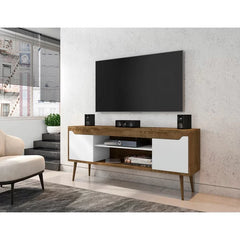 Rustic Brown/White Gordonville TV Stand for TVs up to 60"
