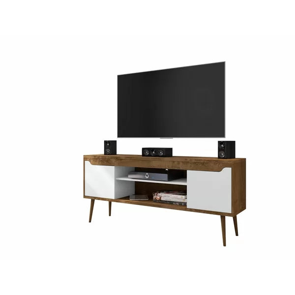 Rustic Brown/White Gordonville TV Stand for TVs up to 60"