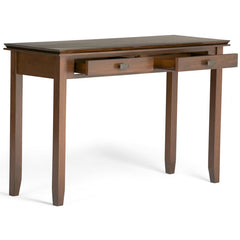 Brown Gosport 46'' Console Table Provide Ample Storage Space for Important Papers, Office Supplies, or Keys