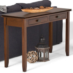 Brown Gosport 46'' Console Table Provide Ample Storage Space for Important Papers, Office Supplies, or Keys