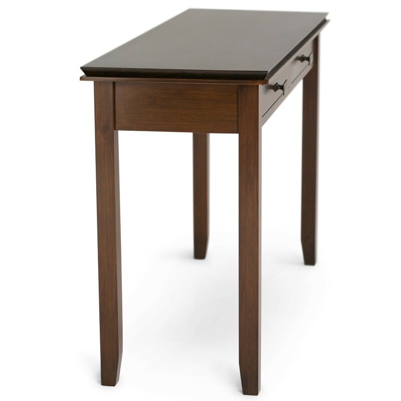Brown Gosport 46'' Console Table Provide Ample Storage Space for Important Papers, Office Supplies, or Keys