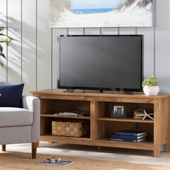 Barnwood TV Stand for TVs up to 65" Fusing Fashion with Function Living Room