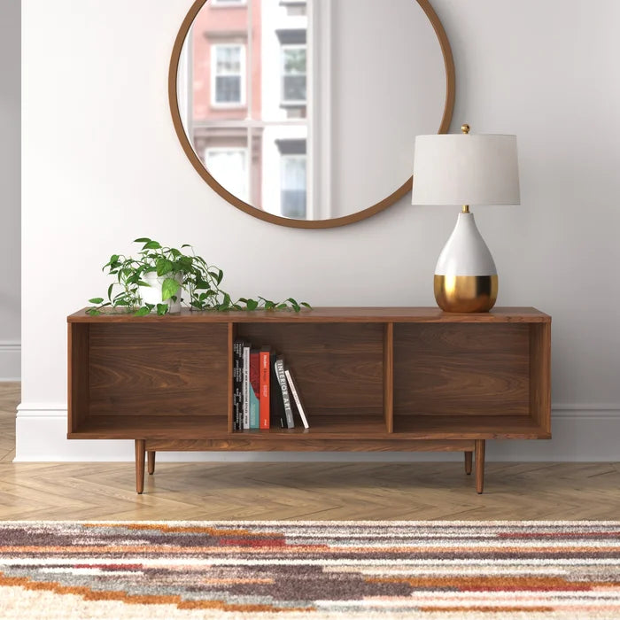 Gowdy 60'' Console Table Simple Practical Stunning Perched Atop Classic Tapered Legs