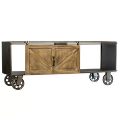 48'' Wide Credenza Perfect Platform for Displaying Metal Manufactured Wood