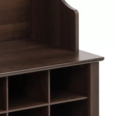 Espresso Gracie 60'' Wide Hall Tree with Bench Constructed from Non Toxic