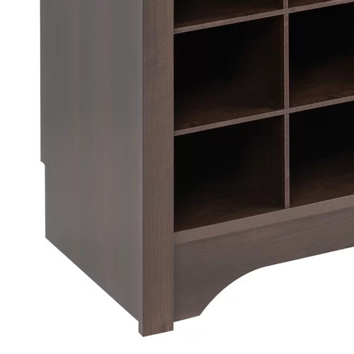 Espresso Gracie 60'' Wide Hall Tree with Bench Constructed from Non Toxic