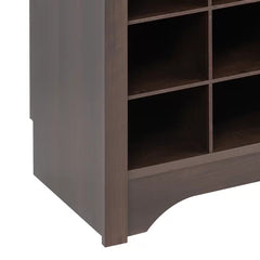 Espresso Gracie 60'' Wide Hall Tree with Bench Constructed from Non Toxic