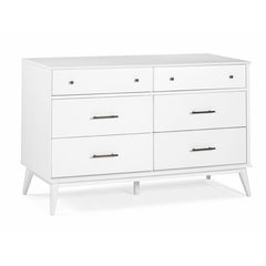 White 6 Drawer 60'' W Solid Wood This Dresser Offers the Perfect Complement to the Bedroom Collection