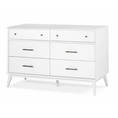 White 6 Drawer 60'' W Solid Wood This Dresser Offers the Perfect Complement to the Bedroom Collection